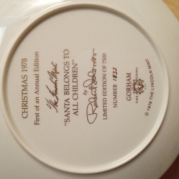 Gorham Christmas Plate - Picture 9 of 10